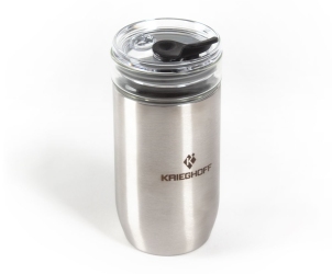 Thermobecher, Alu/Glas 