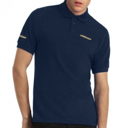 Polo Shirt Men, navy blue M