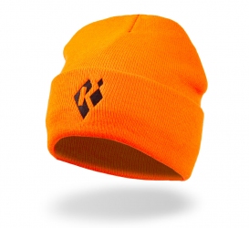 Beanie with inner fleece orange