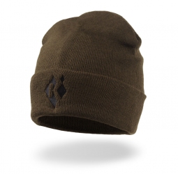 Strickmütze mit Innenfleece grün