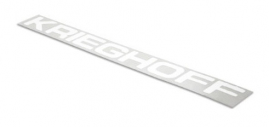 Laufaufkleber, Krieghoff Logo Aufkleber weiß