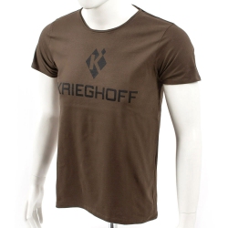 Krieghoff T-Shirt, Raw Edge, olive XL
