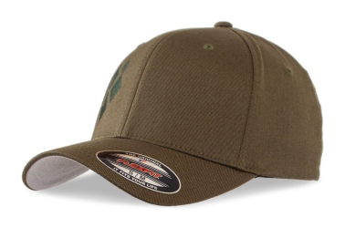 Schildkappe Krieghoff Flexfit, olive 