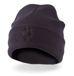 Beanie with inner fleece blue