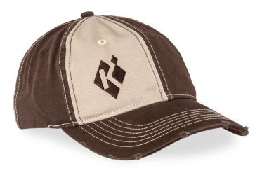 Schildkappe "Used Look" braun/Sand