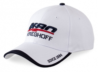 Schildkappe "RACR" weiß