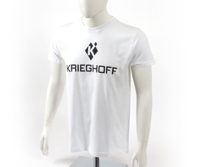 Krieghoff 1000 T-Shirt, weiß/schwarz 2XL