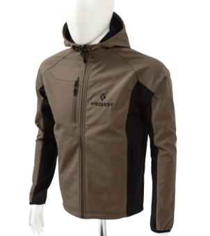 Performance Softshelljacke, olivgrün/schwarz 