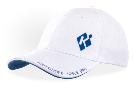 "Baseball" Hat, 3D-Logo, white 