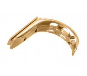 Abzug aus Titan, vergoldet 