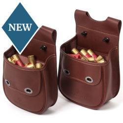 Munitionsbauchtasche Leder 