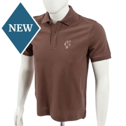 Polo Shirt Krieghoff 140, mocca 
